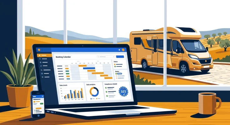 Software de gestión de alquiler de autocaravanas con SES integrado